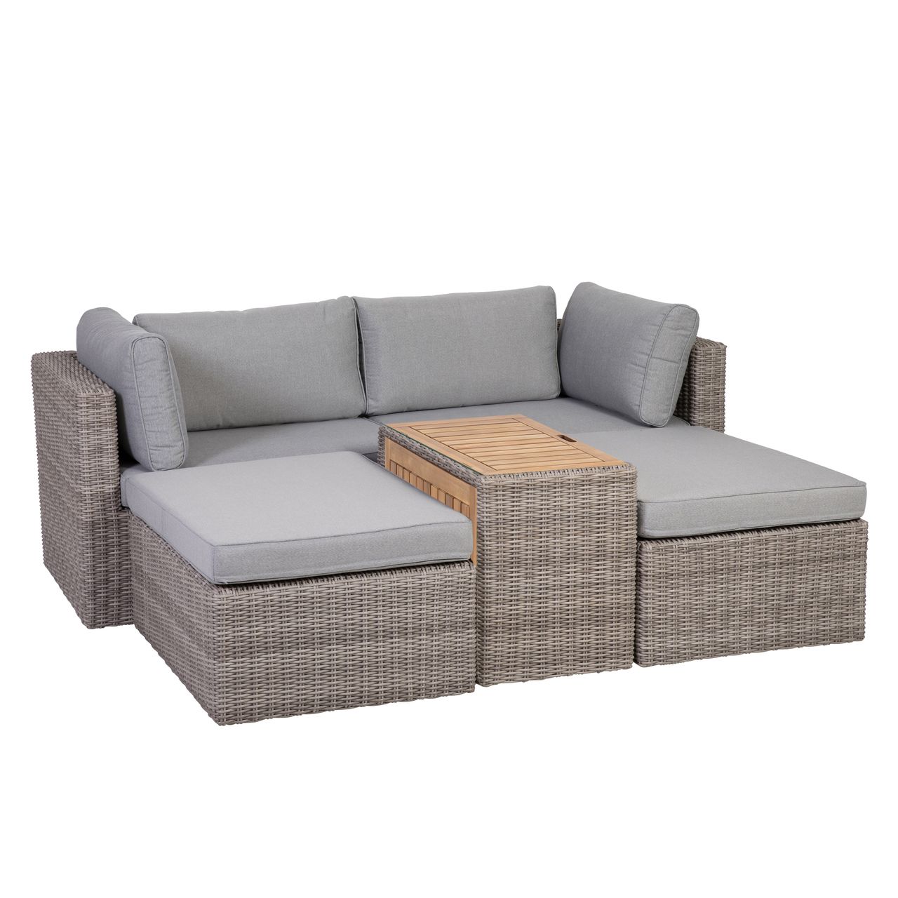 greemotion Lounge Olea Holz, mit Teak-Holz