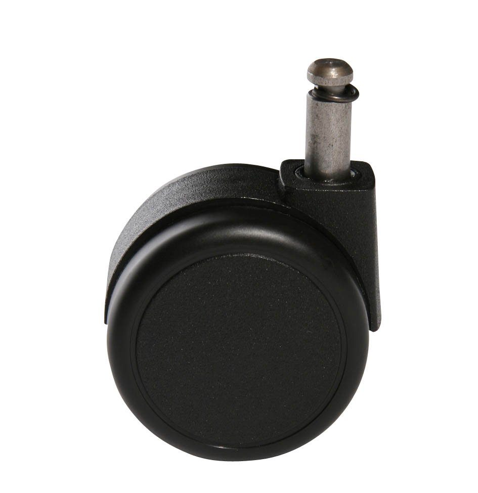 TOPSTAR Stuhlrolle 5 Stuhlrollen Ersatzrollen für weiche Böden 26x10x55mm
