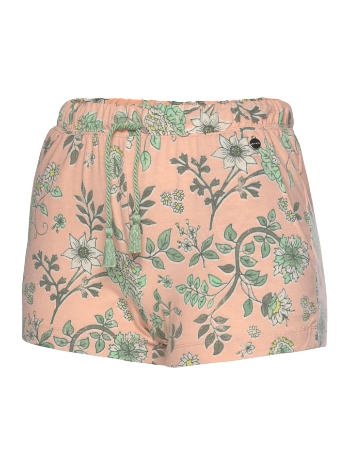 LASCANA Schlafshorts in rosa günstig kaufen
