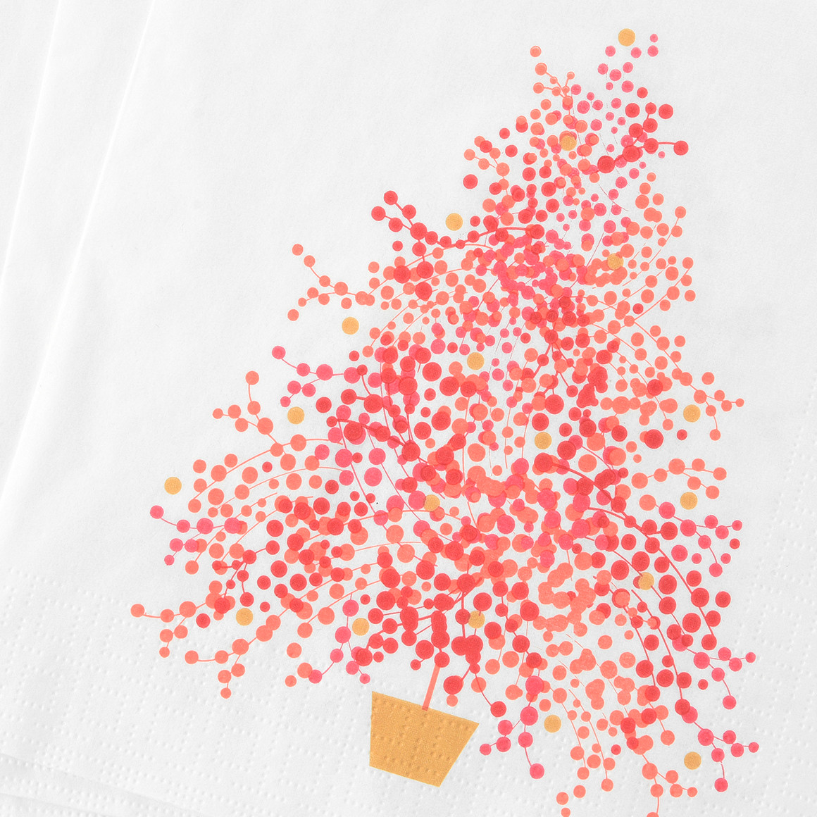 20 Servietten mit Baum-Motiv