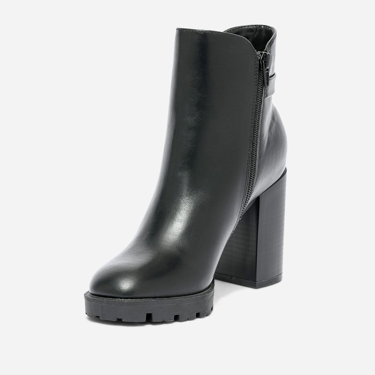 Boots TEXTO noir cranté