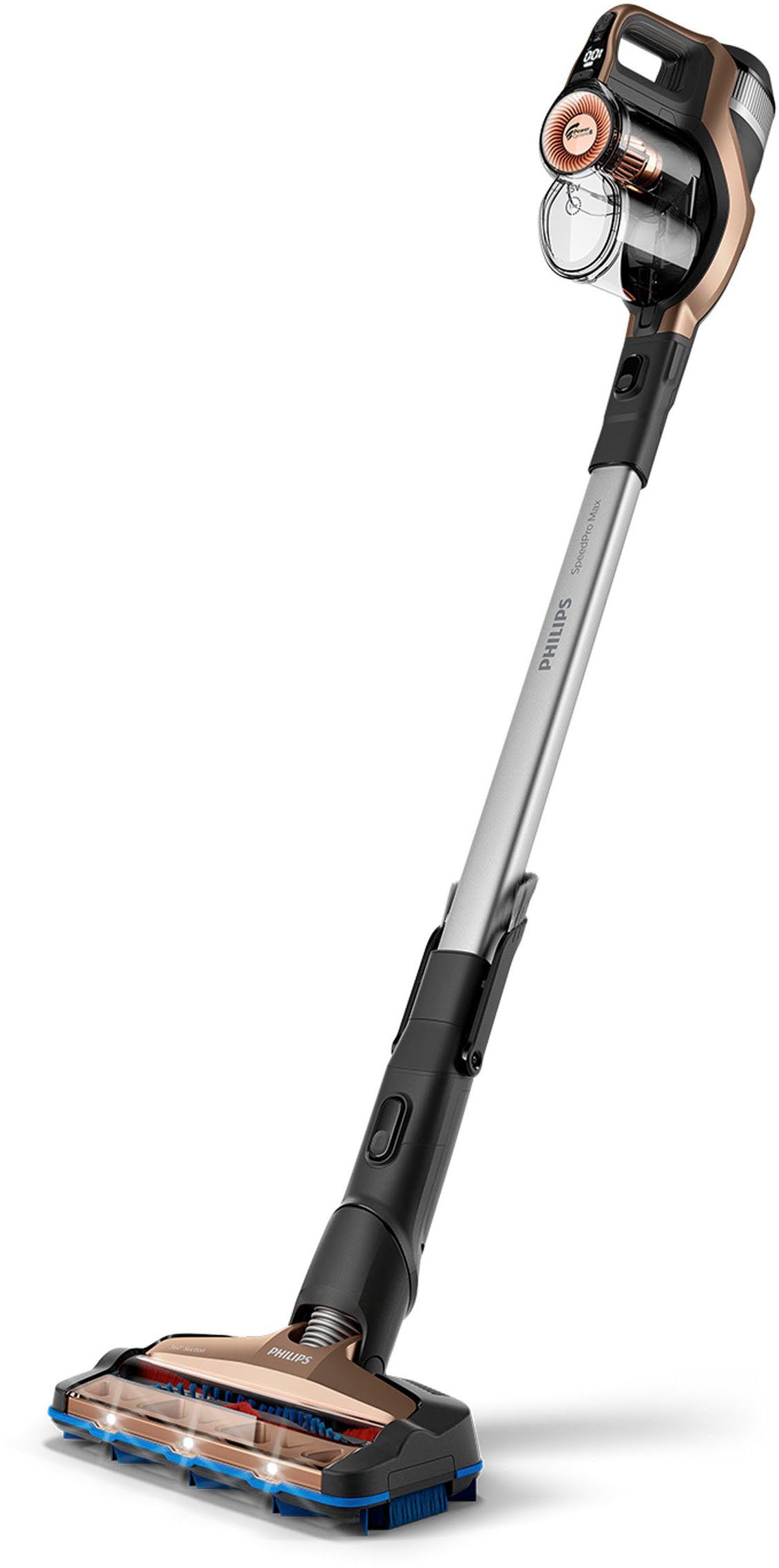 Philips Akku-Stielstaubsauger SpeedPro Max FC6826/01, beutellos, 65 Min. Akkulaufzeit