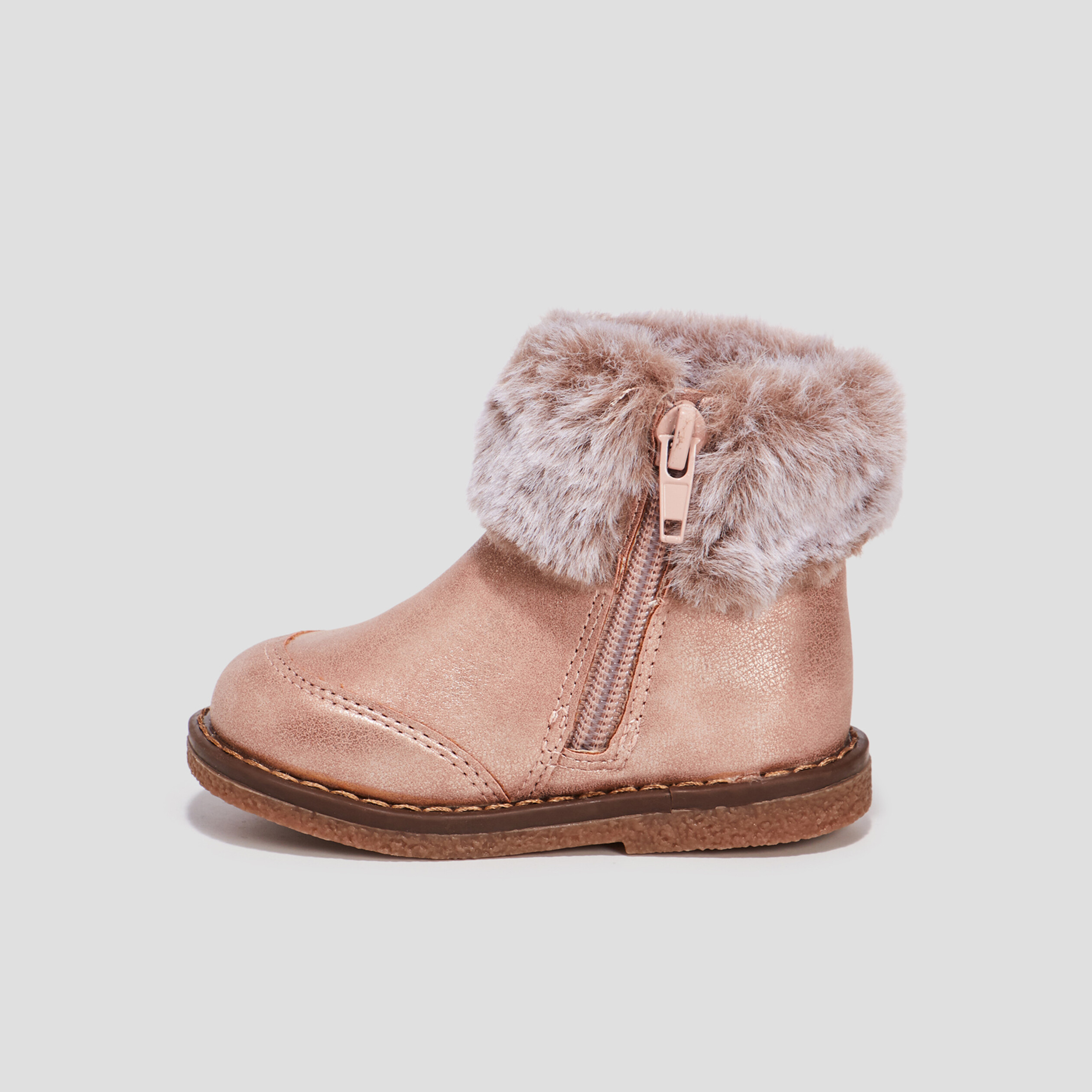 Bottines Lulu Castagnette rose bébé fille | La Halle