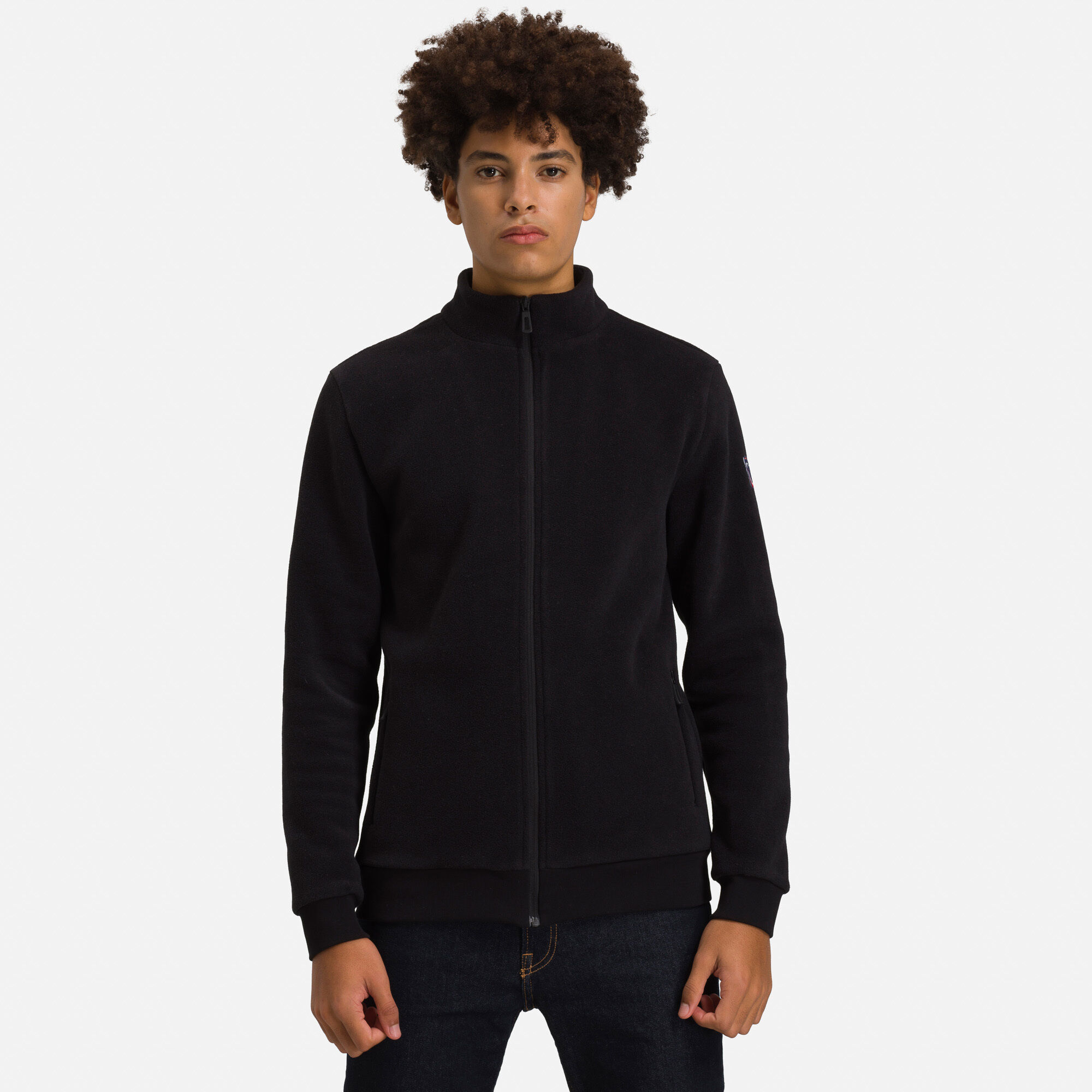 Pull en polaire zippé Homme