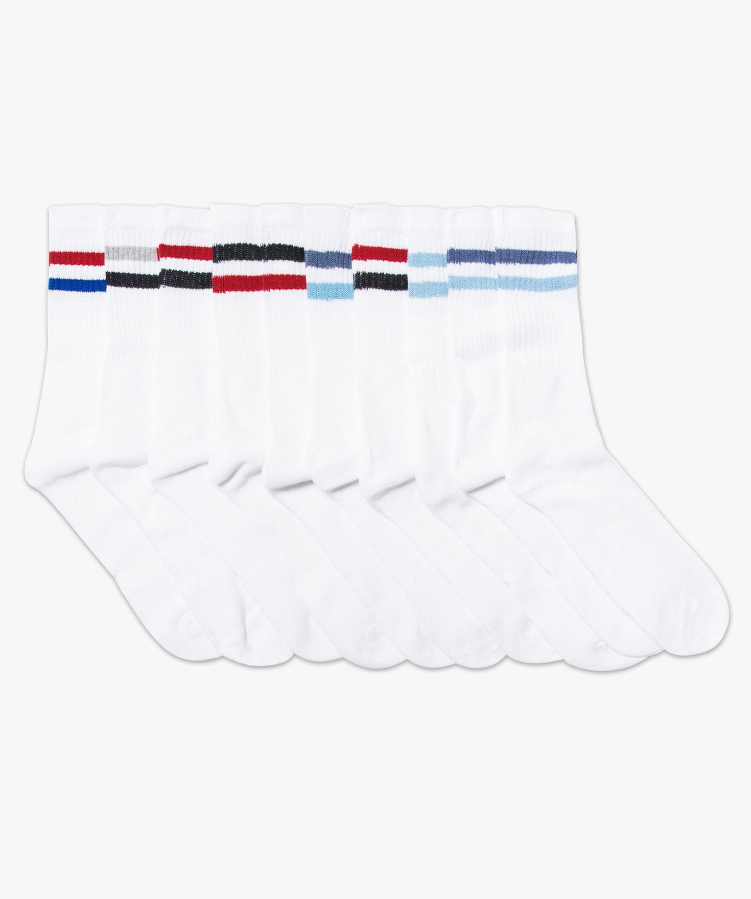 Lot x10 chaussettes hautes de sport blanc | GEMO