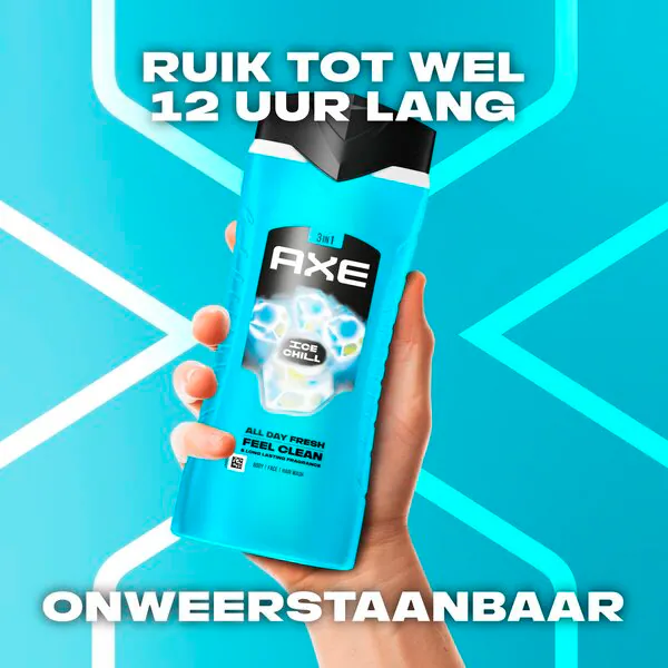 Gel de Banho Axe Ice Chill 3 em 1 250ml