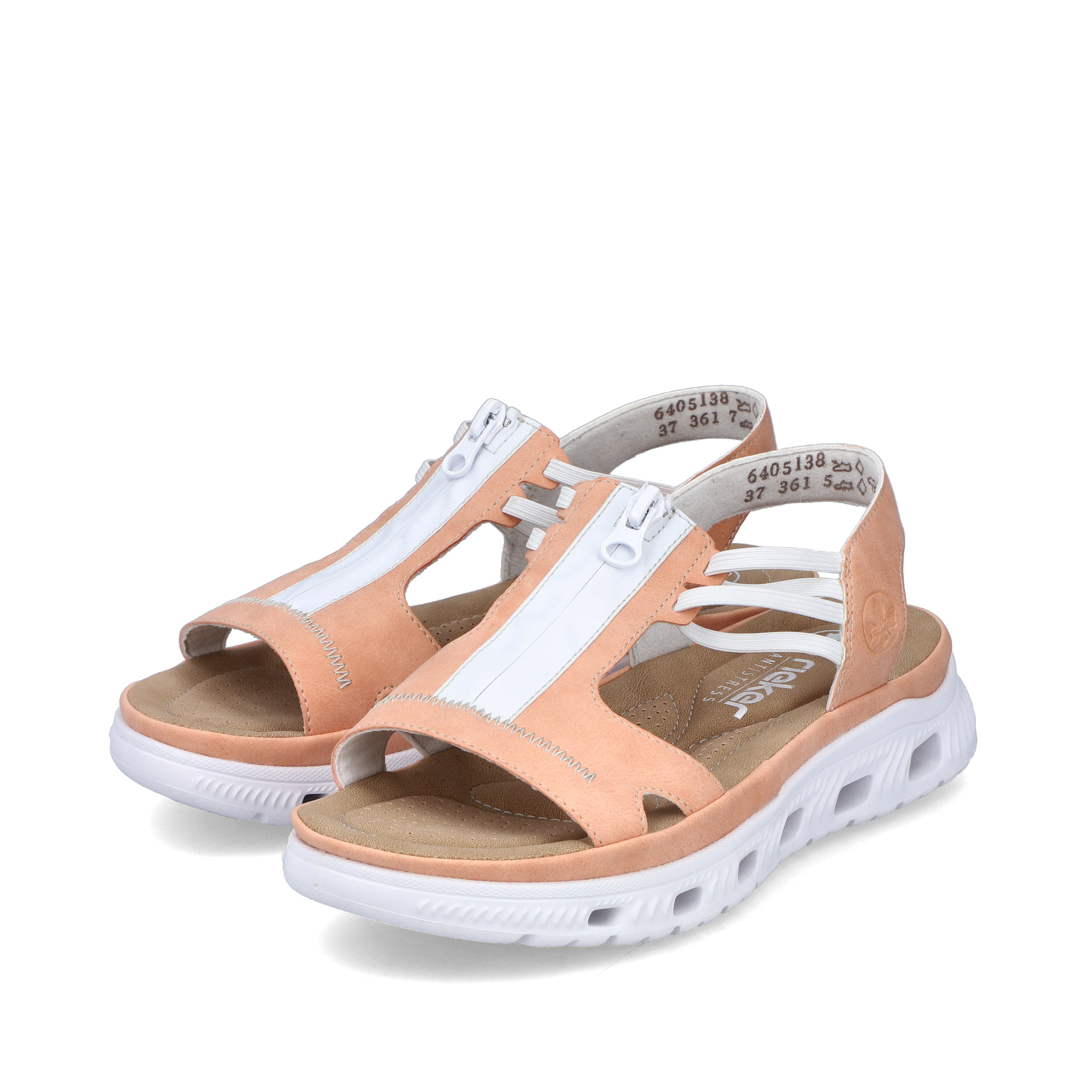 Rieker Damen Trekkingsandalen pastellorange