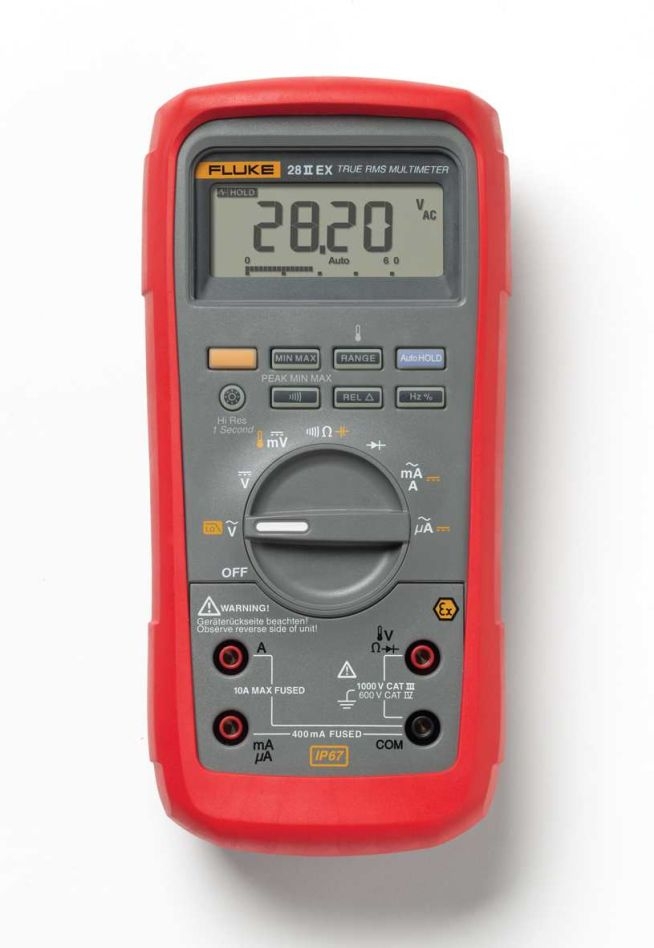 Multímetro Fluke 4017165 28IIEX Digital True RMS com Segurança Intrínseca