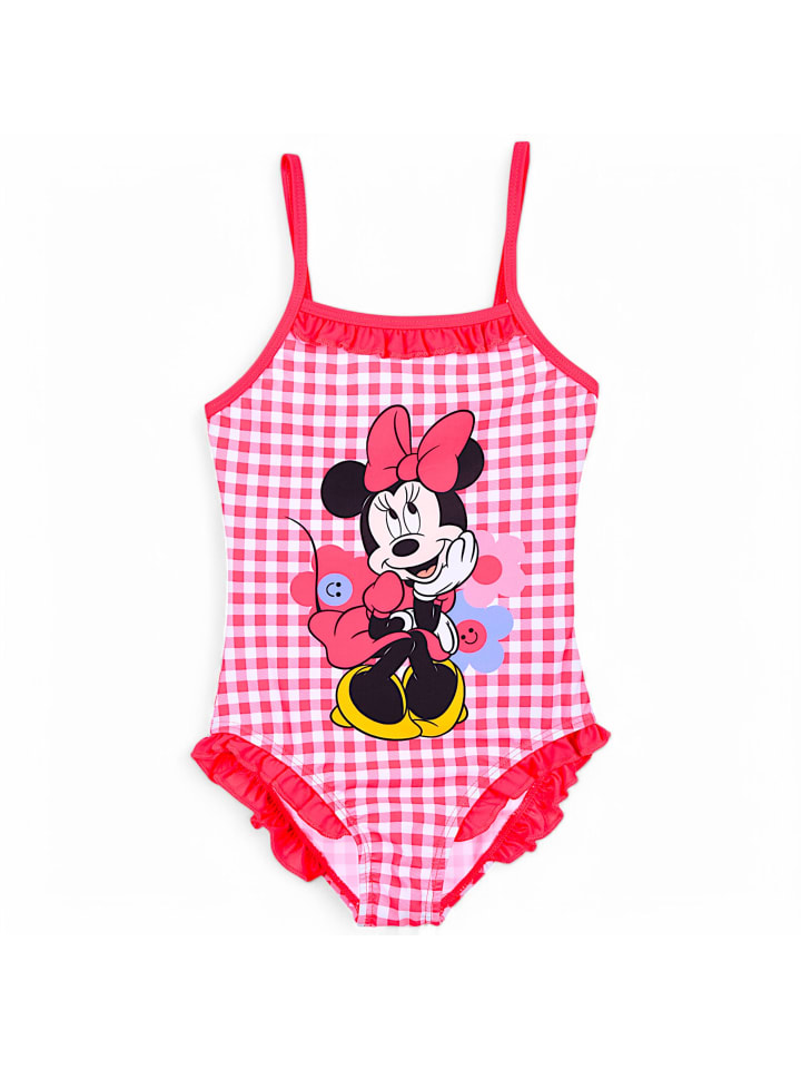 Disney Minnie Mouse Badeanzug Minnie Mouse kariert in Rot günstig kaufen