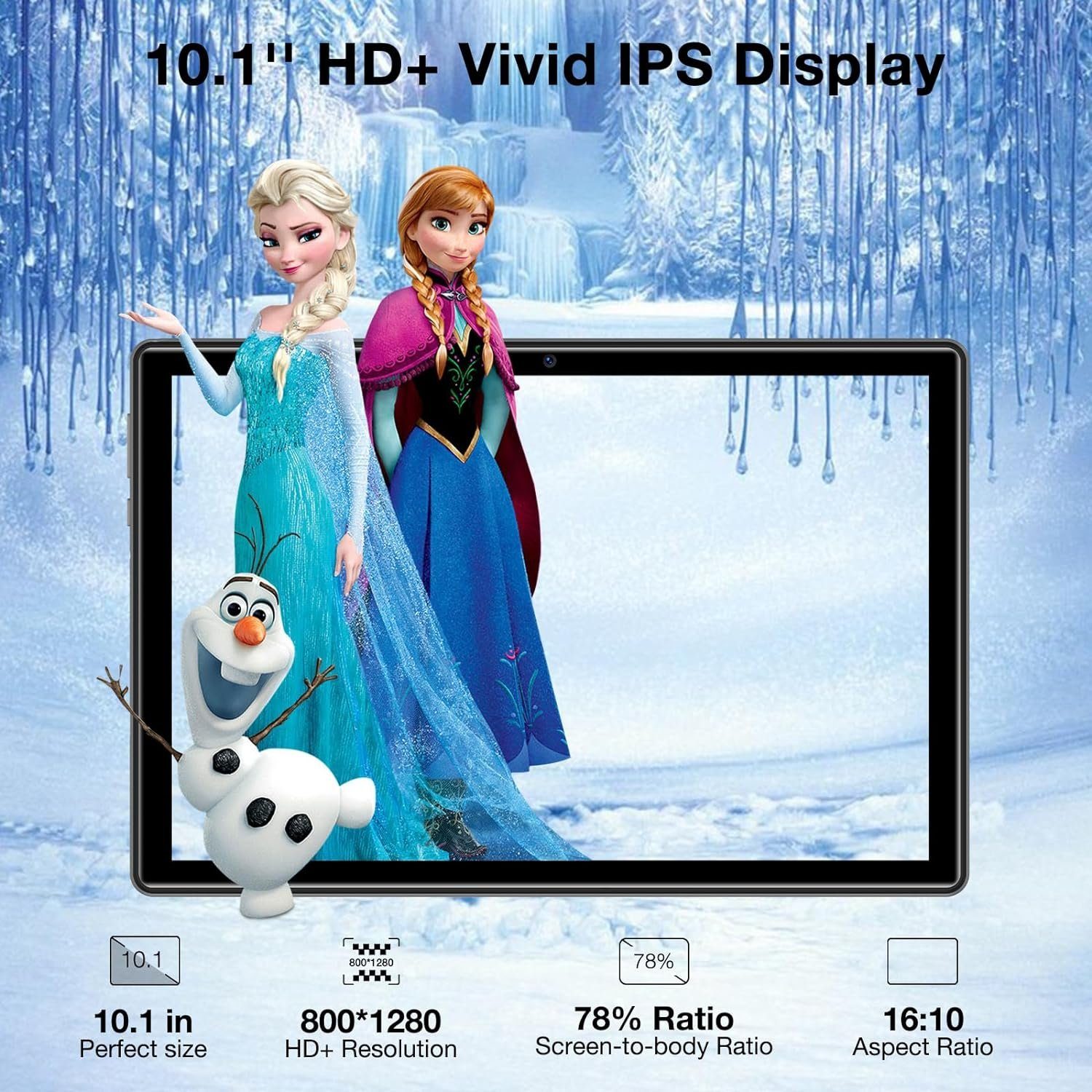 DOOGEE U10 Tablet, 9GB RAM +128GB ROM(1TB TF) Tablet (10