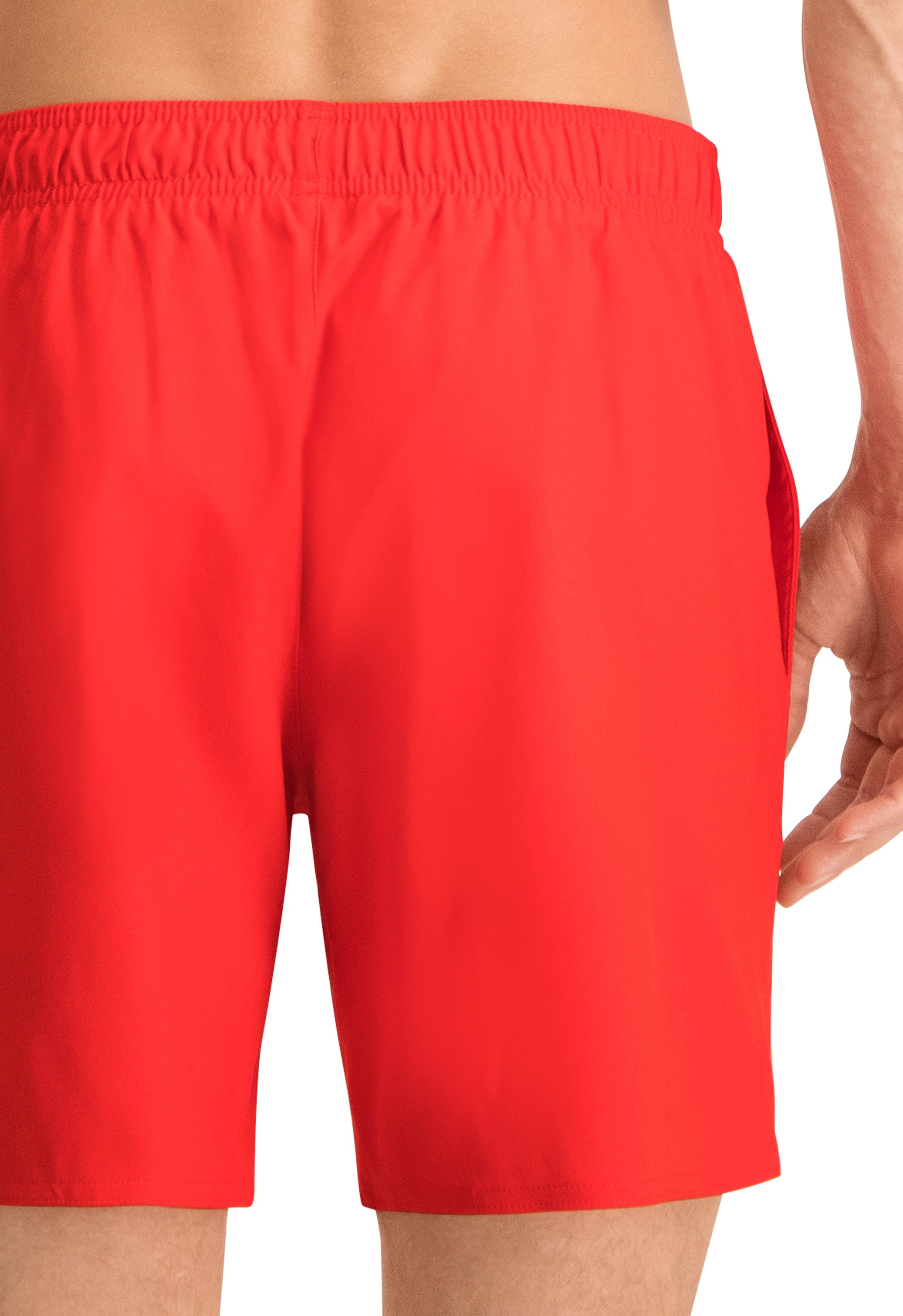 PUMA Mid Shorts rote Badehose