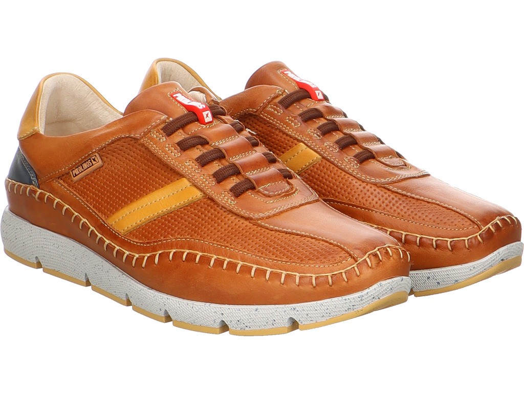 PIKOLINOS Freizeit Schnürer braun Halbschuh Schnürschuh Herren Braun Neu F