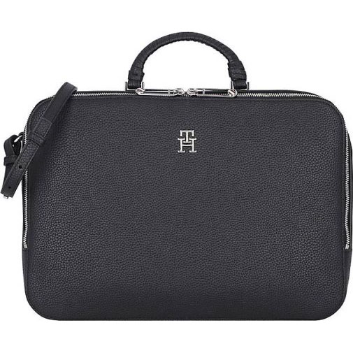 TOMMY HILFIGER TH Emblem Aktentasche 36 cm Laptopfach