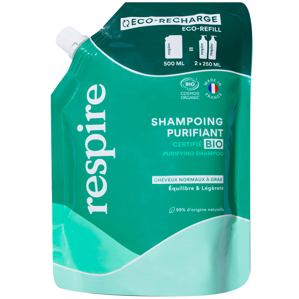 Respire RESPIRE Eco-Recharge Shampoing Purifiant Recharge shampoing