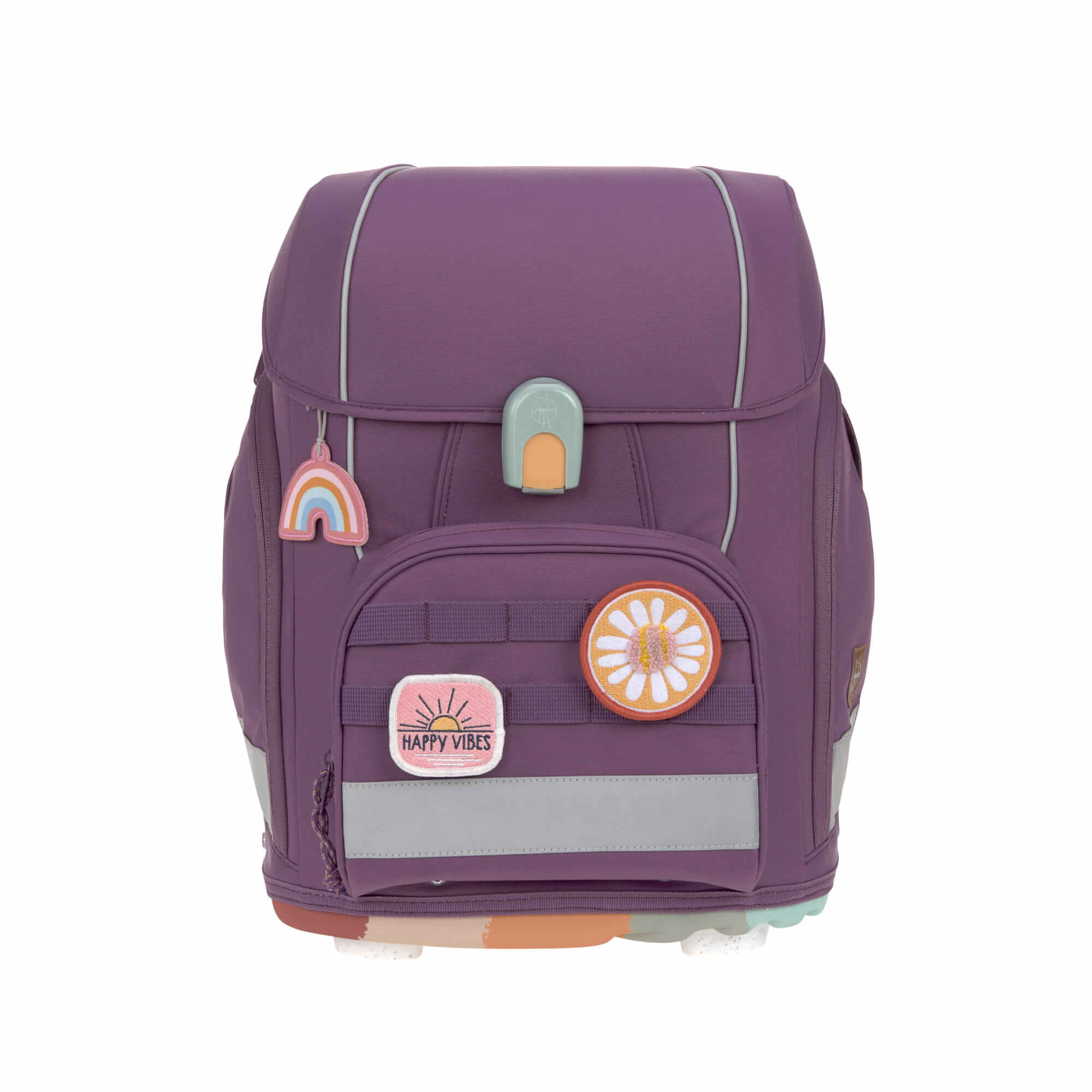Schulranzen Set 7-teilig, Boxy Unique Purple