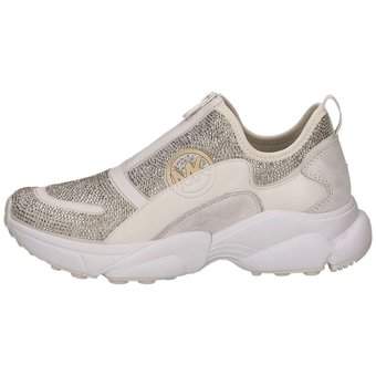 Michael Kors Sami Zip Trainer Sneaker in beige