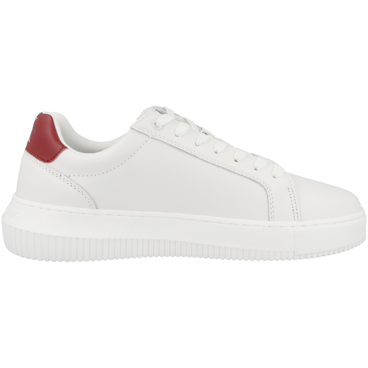 Calvin Klein Jeans Chunky Cupsole Mono Lth Sneaker low weiss