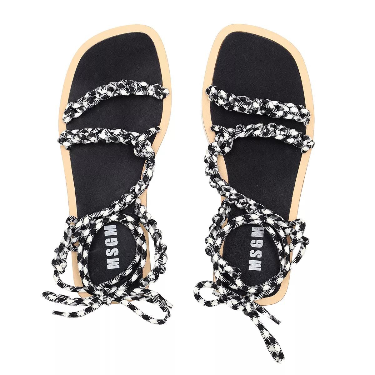 MSGM Outdoor Sandalen schwarz Sandale