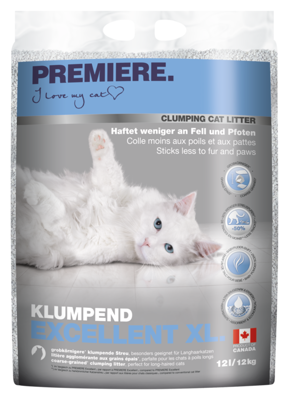 PREMIERE Katzenstreu PREMIERE Excellent XL Klumpstreu 12 kg