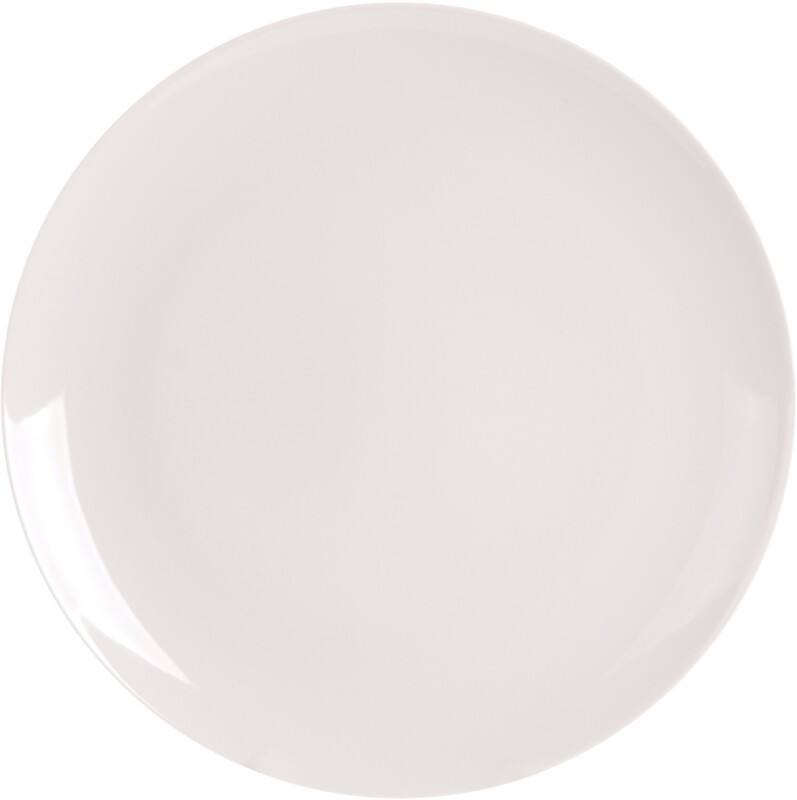 Teller Nova Saturno Weiß gesprenkelt Porzellan 12 Stück 24 cm