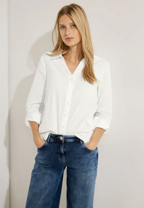 CECIL Materialmix Bluse