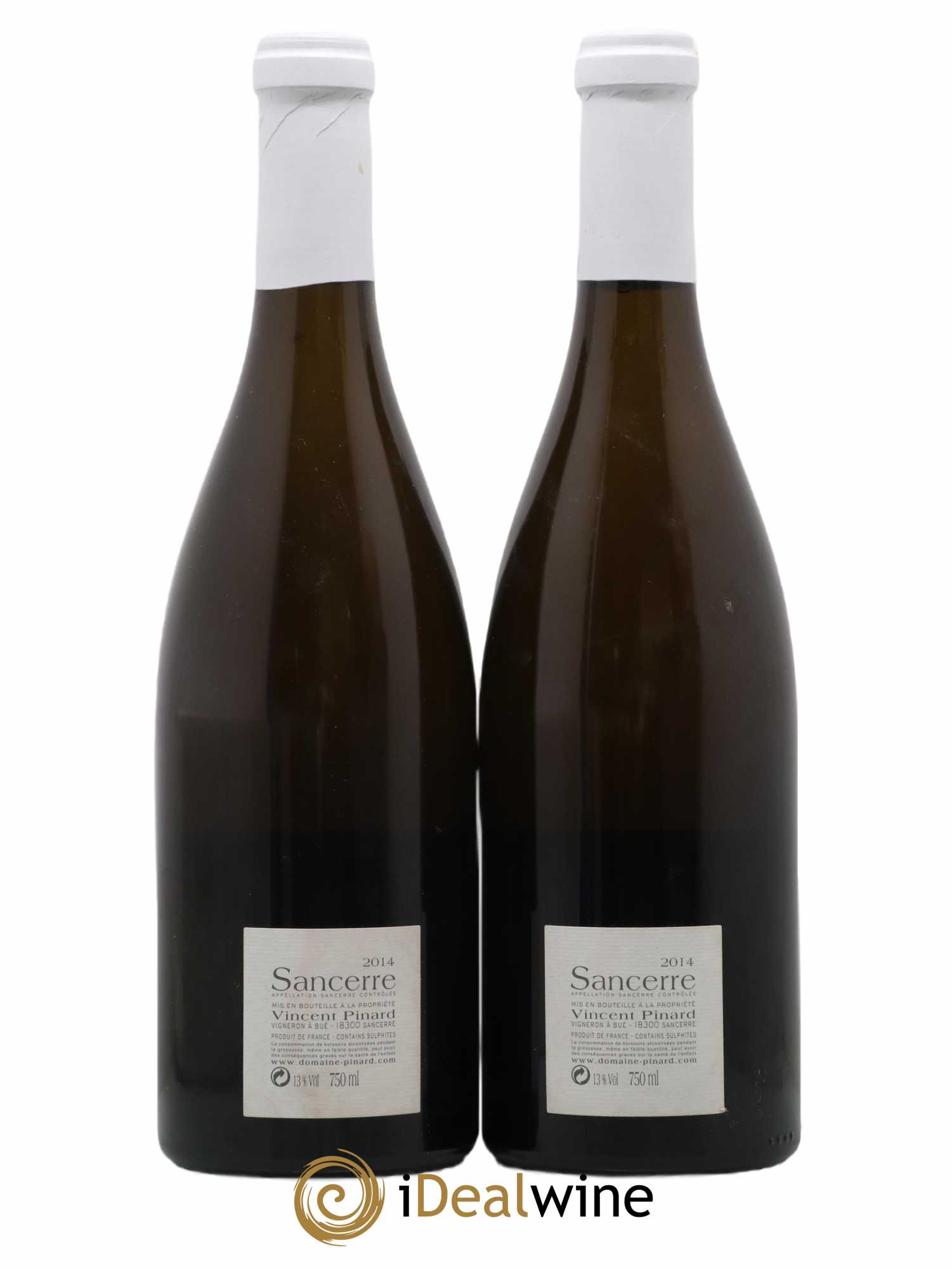 Sancerre Le Château Vincent Pinard  2014 - Lot de 2 Bouteilles