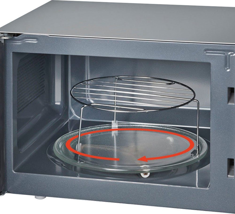 Severin Mikrowelle MW 7773 mit Grill-und Heißluftfunktion 3-in-1, Grill, Heißluft, Mikrowelle, 20 l, 10 Leistungsstufen und 9 Automatik-Kochprogramme