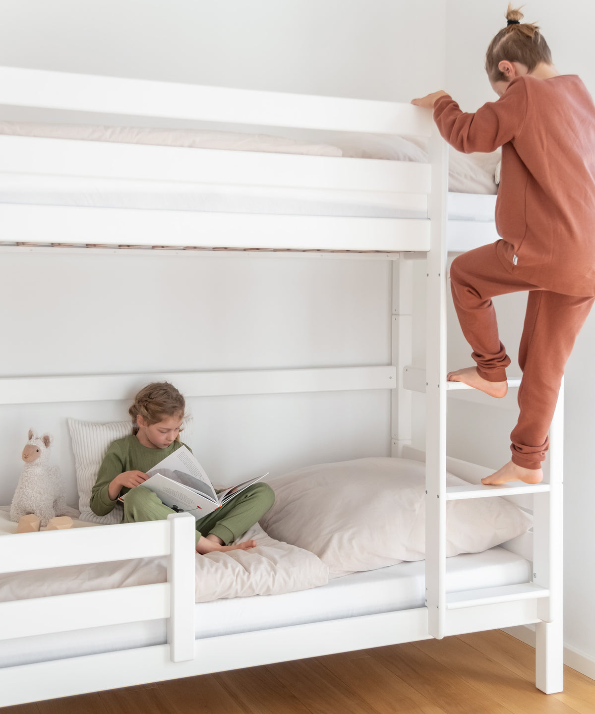 Etagenbett Buche Hoch Weiß