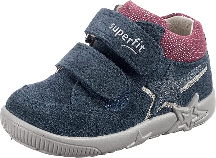 SUPERFIT Jungen Halbschuhe blau Halbschuh Leder - STARLIGHT