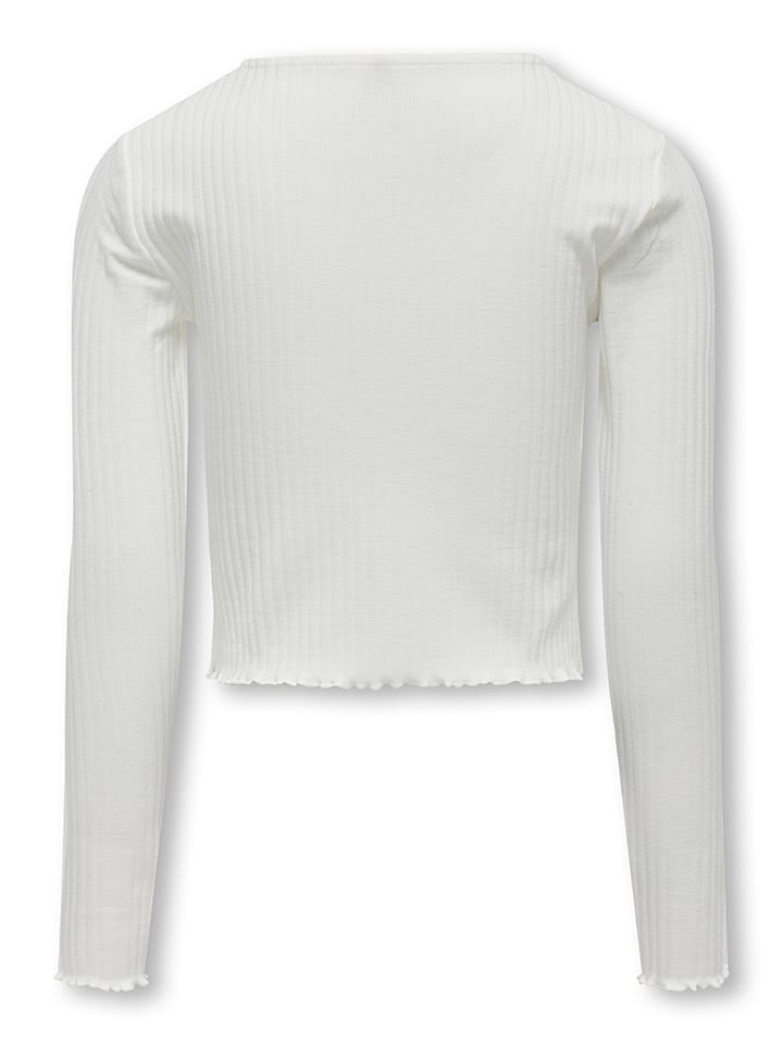 KIDS ONLY Longsleeve in Weiß günstig kaufen