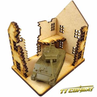 Ruined Town House Set (15 mm)