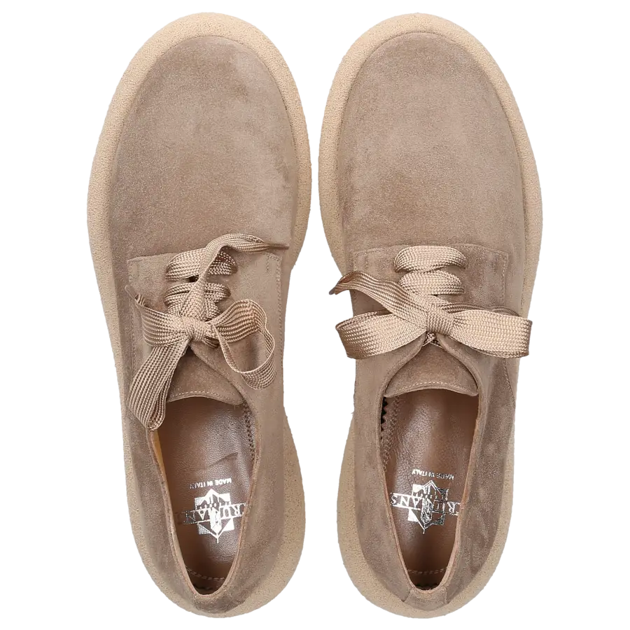 Truman's - Schnürer 7953 Veloursleder - grau
