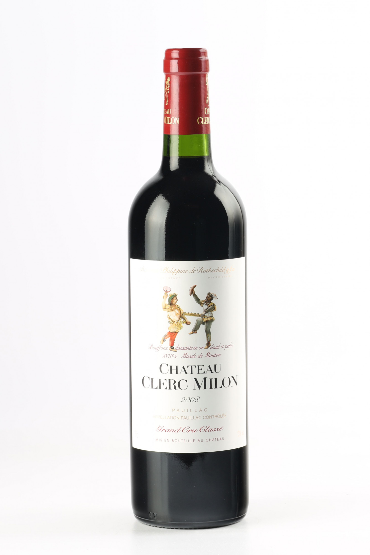 Vin 2008 CHÂTEAU CLERC MILON 2008, Pauillac. Vin ancien - SoDivin