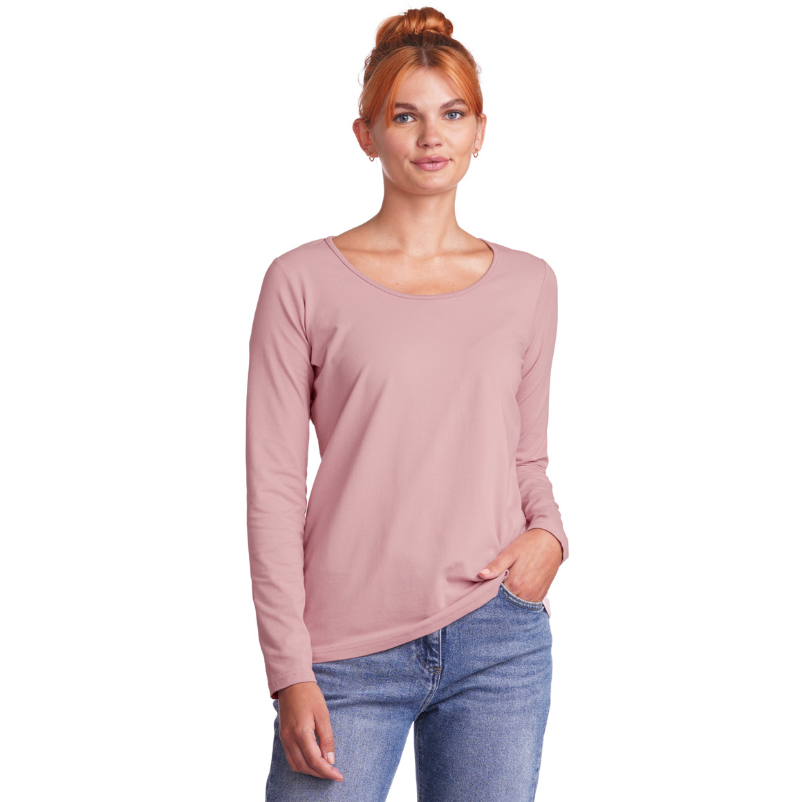 2 Damen Langarmshirts im Set
