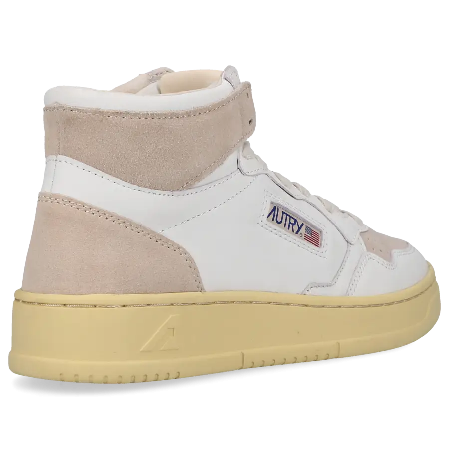 Autry - Sneaker high MEDALIST Veloursleder - weiß