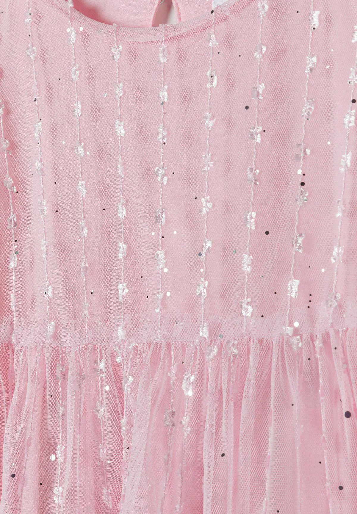 MINOTI SPARKLE SEQUIN MANGA CORTA - FIESTA - Vestido elegante