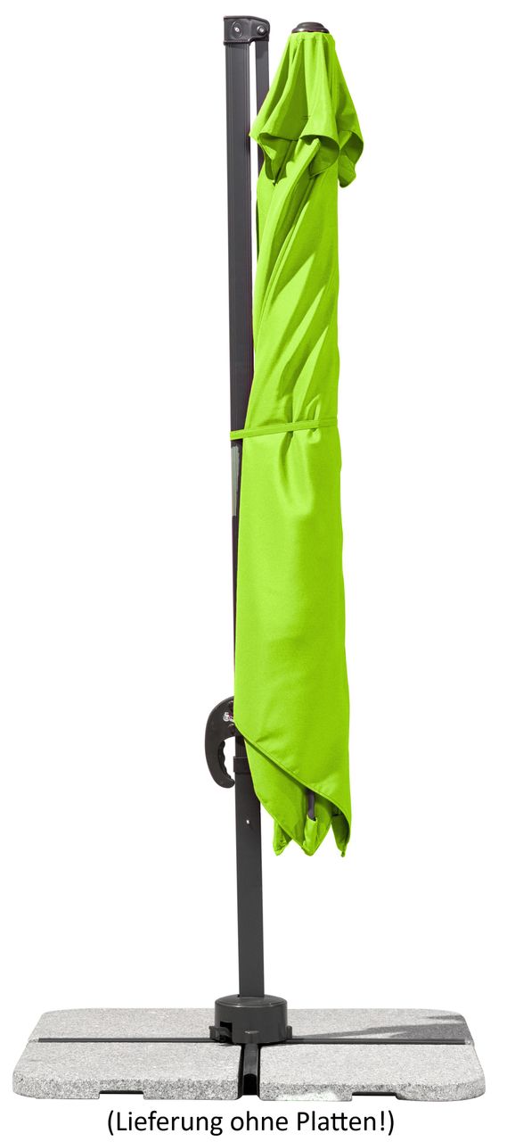 Schneider Schirme Schneider Ampelschirm RHODOS JUNIOR ca. 270 x 270 cm, apfelgrün