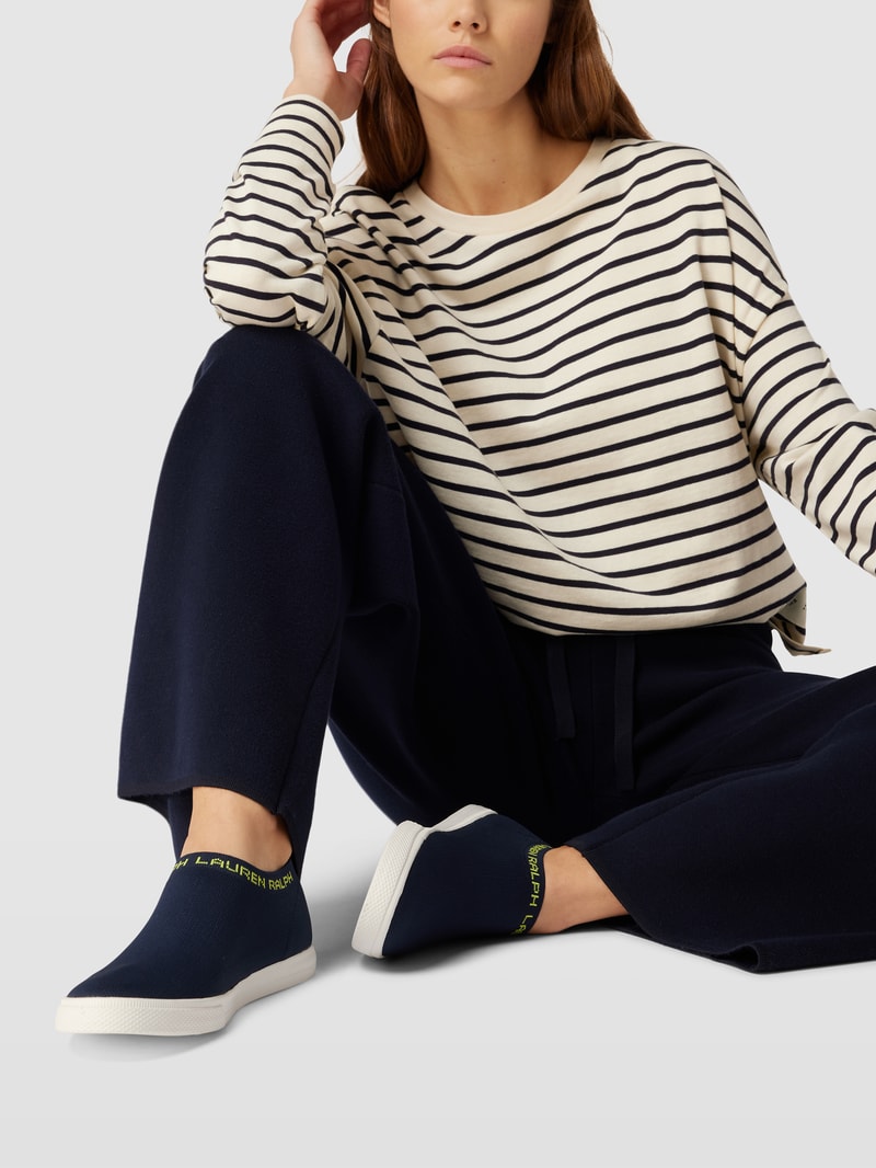 Sock-Sneaker mit Label-Details Modell 'JORDYN' in dunkelblau
