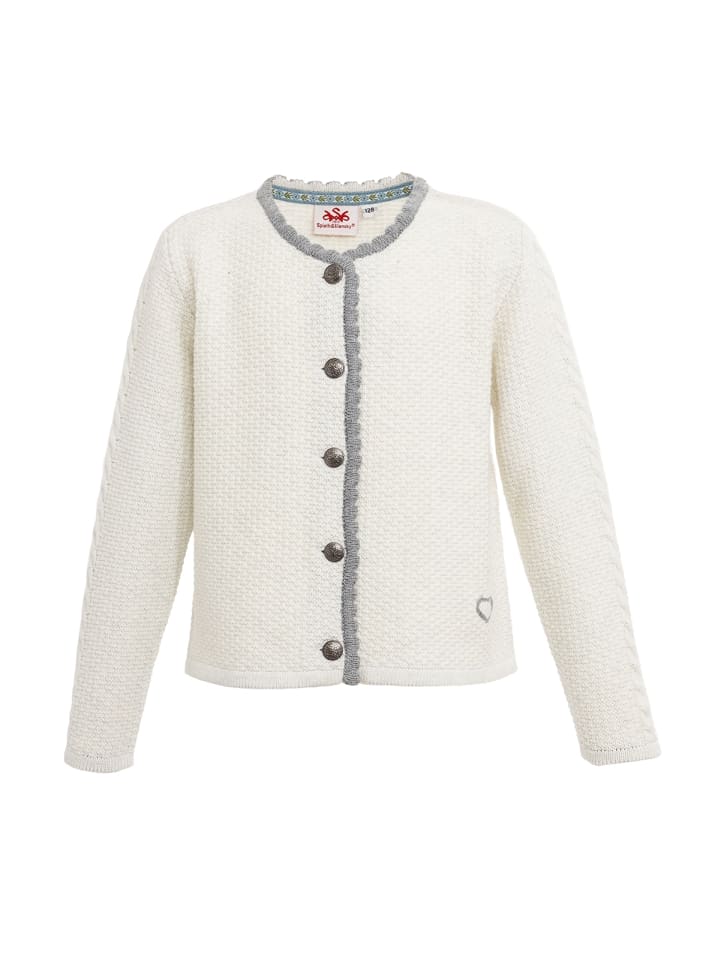 Spieth & Wensky Kinderjacke SCHÄFCHEN in offwhite günstig kaufen 86/92