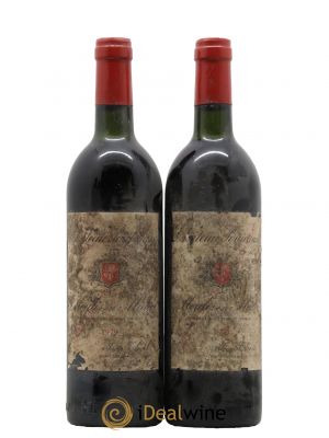 Château Poujeaux  1979 - Lot de 2 Bouteilles