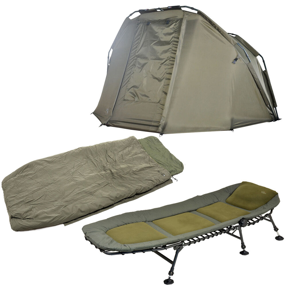 Pack Confort Stormer ágy + Air Tech hálózsák S3 + Carp Addict Biwy