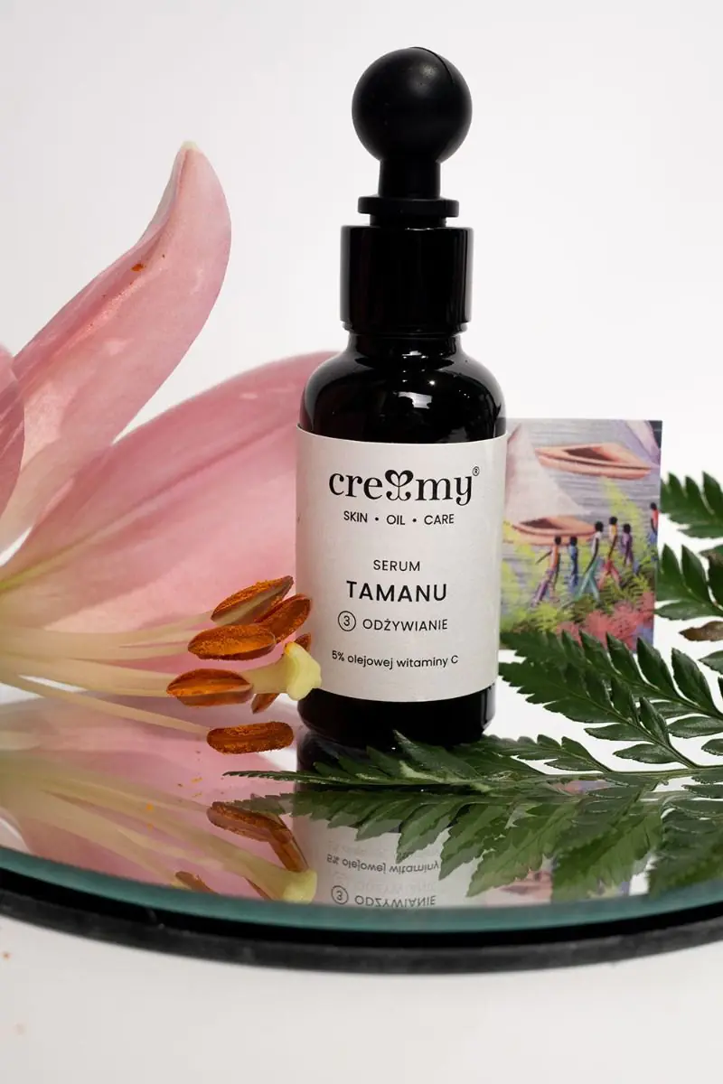 Kreminis „Tamanu“ lyginamasis veido aliejaus serumas su vitaminu C 5 %, 30 ml