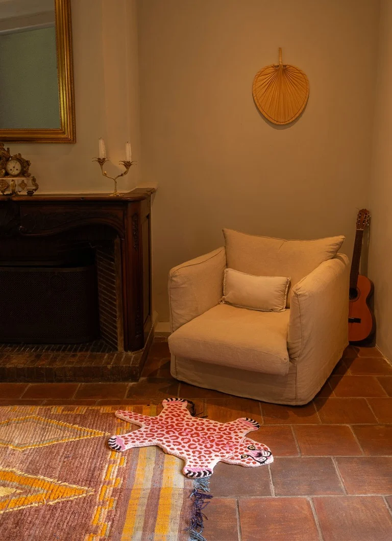 Koberec Doing Goods Loony Pink Leopard Malý 92 x 62 cm