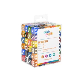 Oakie Doakie Dice W6 Würfel Pack 16 mm Mixed (120)