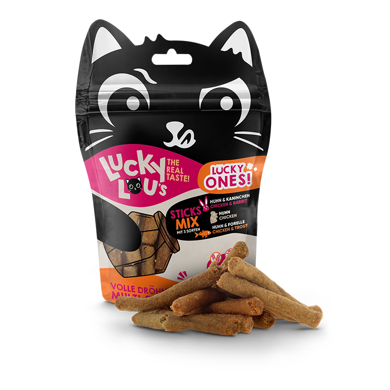 Lucky Lou Snacks Lucky Lou Lucky Ones Sticks Mixpack 8x50g