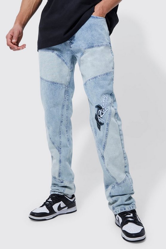 Tall Moto-Jeans mit geradem Bein