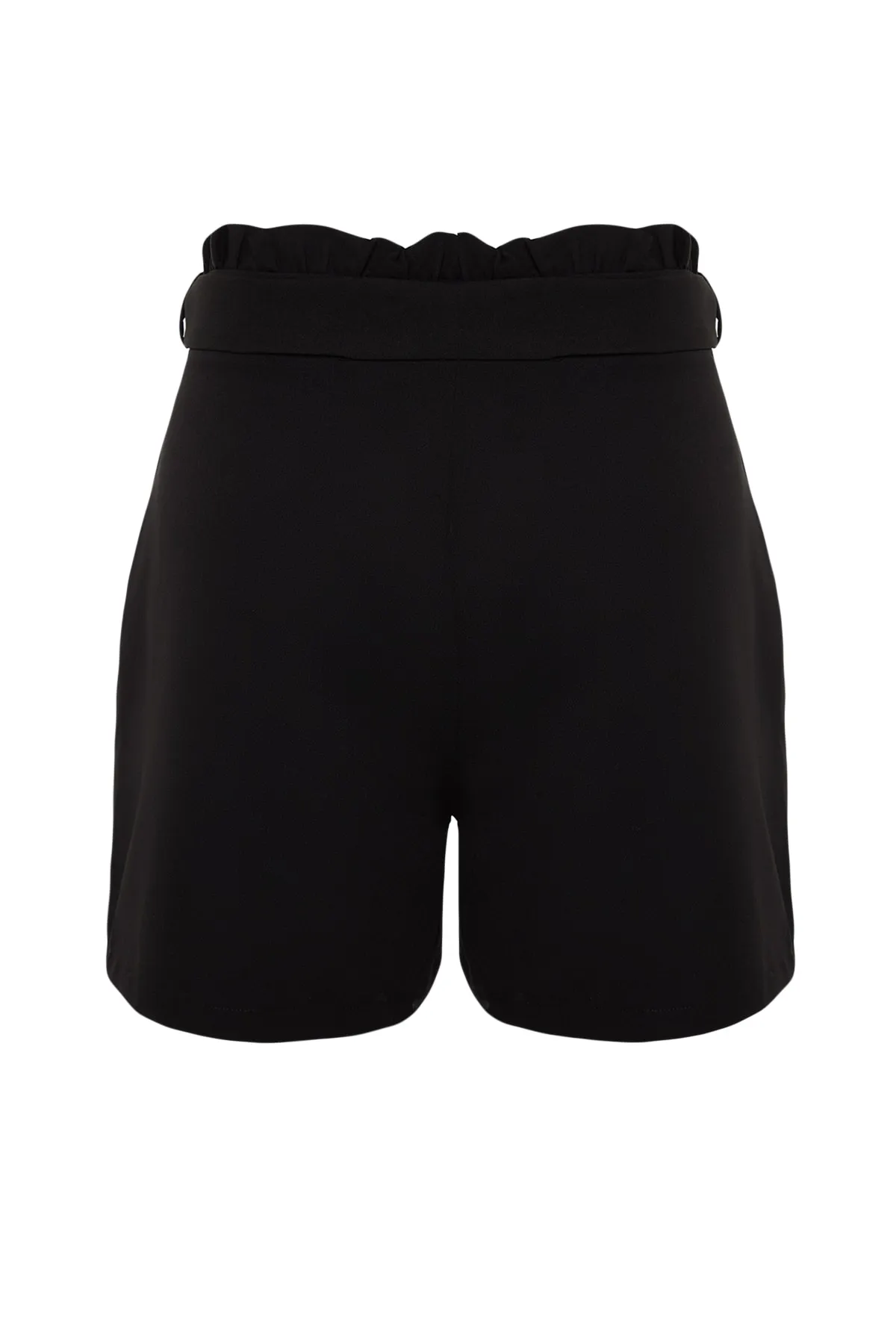 Trendyol Curve  Schwarze Finike Carrot Woven Shorts & Bermuda TBBSS23AP00018