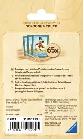Disney Lorcana: Die Tintenlande - Kartenhüllen Dagobert Duck