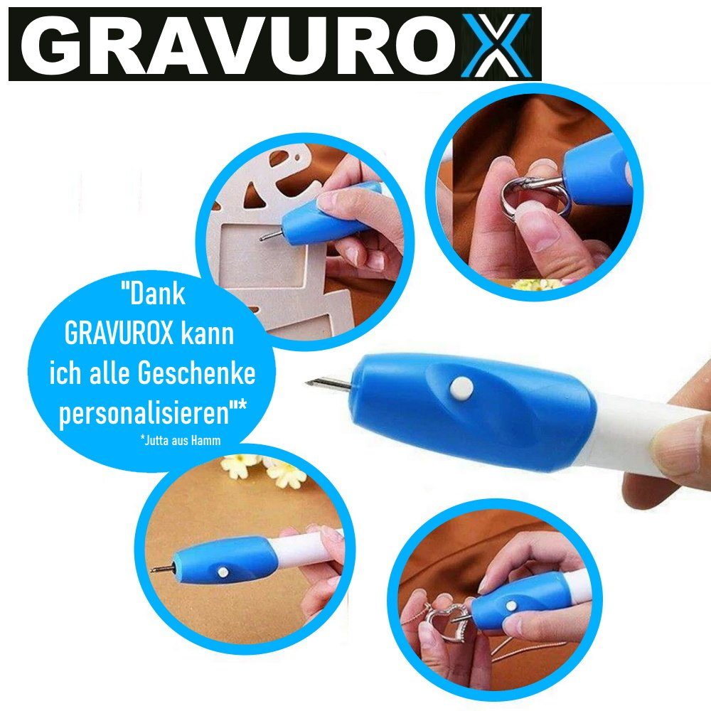 MAVURA Graviergerät GRAVUROX elektrischer Gravierstift Gravurstift Graviergerät, mini Gravierer Gravur Stift tragbar