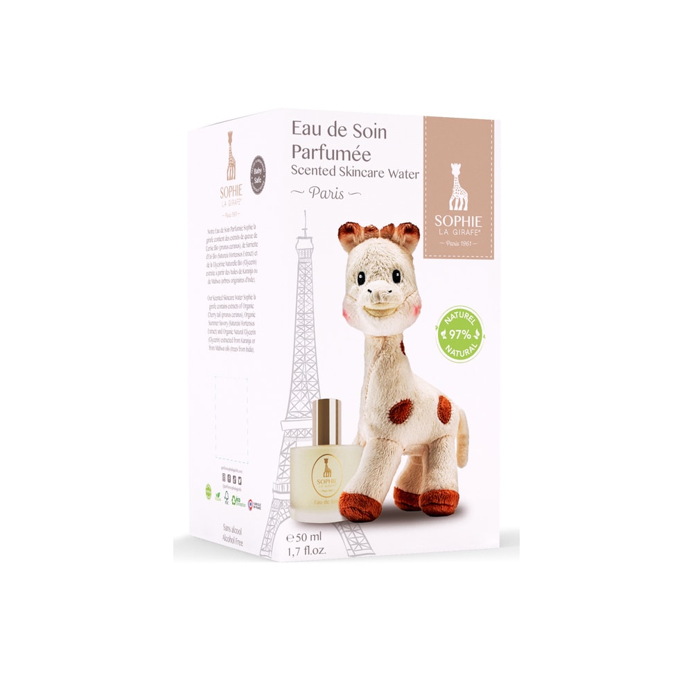sophie la girafe Coffret Eau de Soin Parfumée 50ml Sophie la girafe + Sophie Peluche Eau de Soin Parfumée